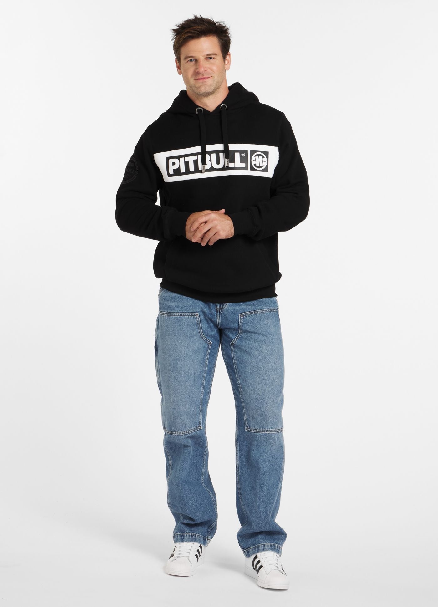 Pitbull Pull à capuche Sherwood, sweat-shirt pour homme, sweat à capuche pour homme, sweats confortables en coton pour homme, blouson pour homme, Noir , S Pitbull Pull à capuche Sherwood, sweat-shirt pour homme, sweat à capuche pour homme, sweats confortables en coton pour homme, blouson pour homme, Noir , S