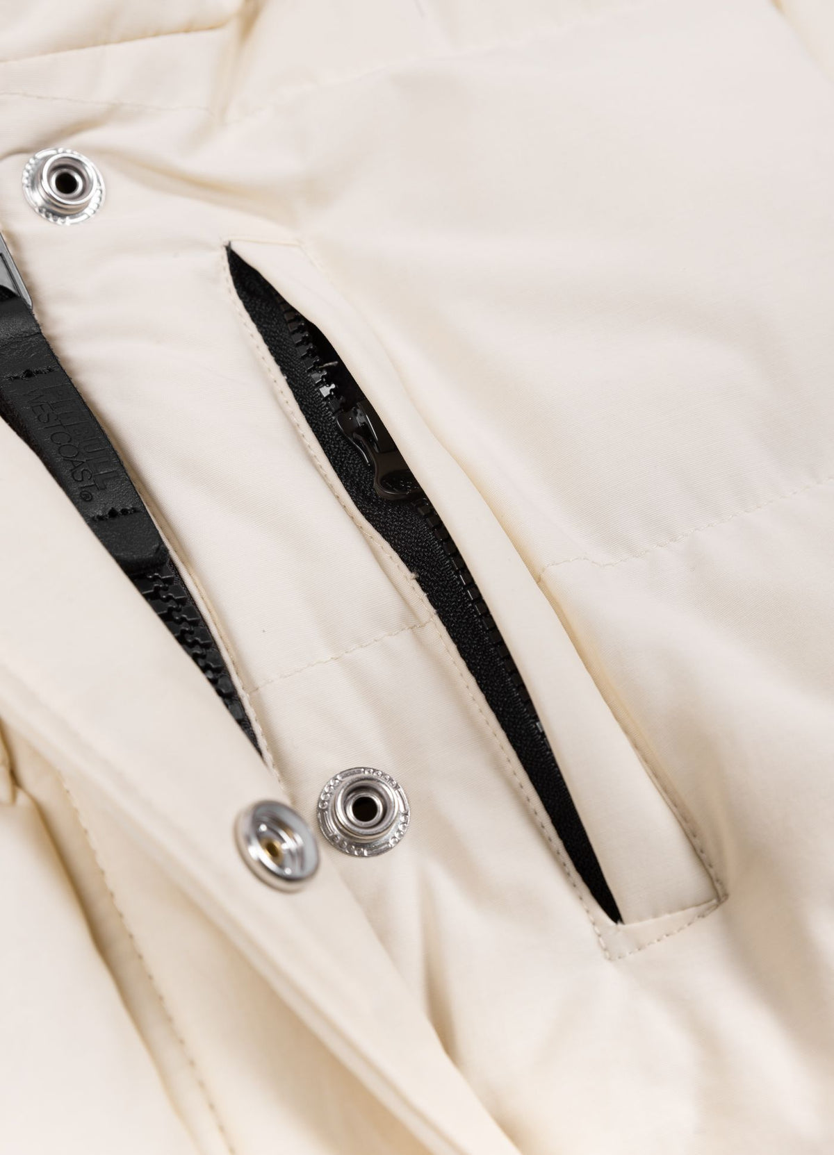 Quilted winter jacket with hood AZALEA